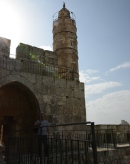 Doug and the Tower of David - actually a minaret